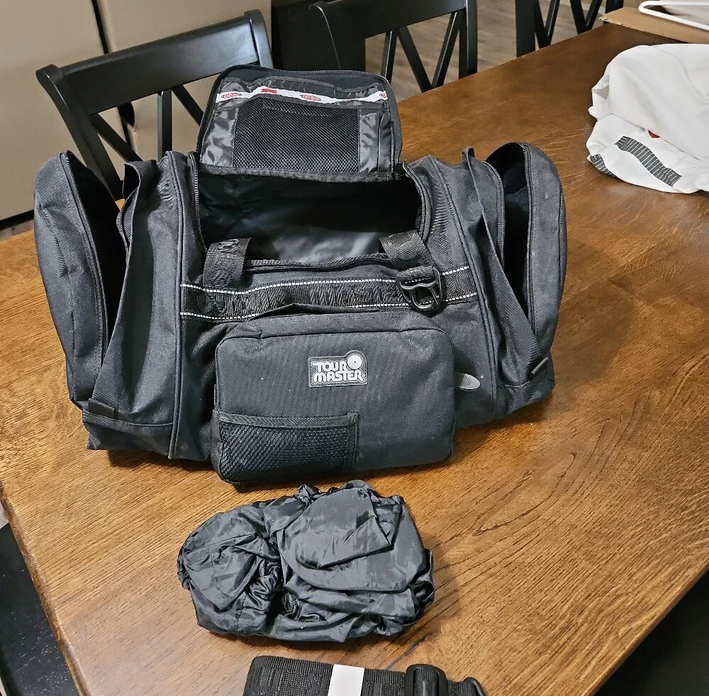 Tour Master Black Men's Motorcycle Duffel Bag